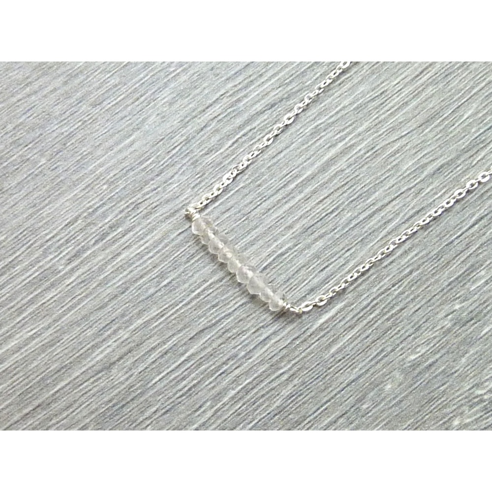 Gemstone 925 Sterling Silver Necklace Rose Quartz